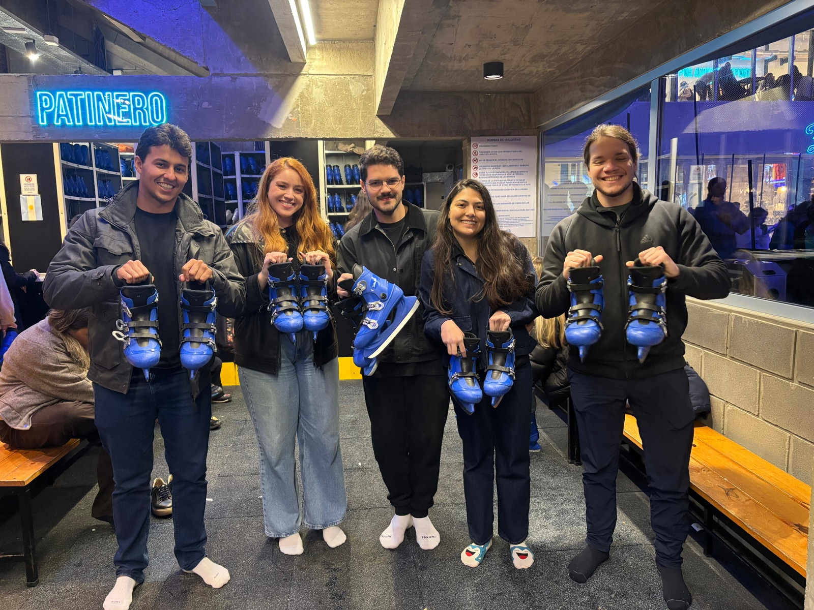 Team outing: roller skates
